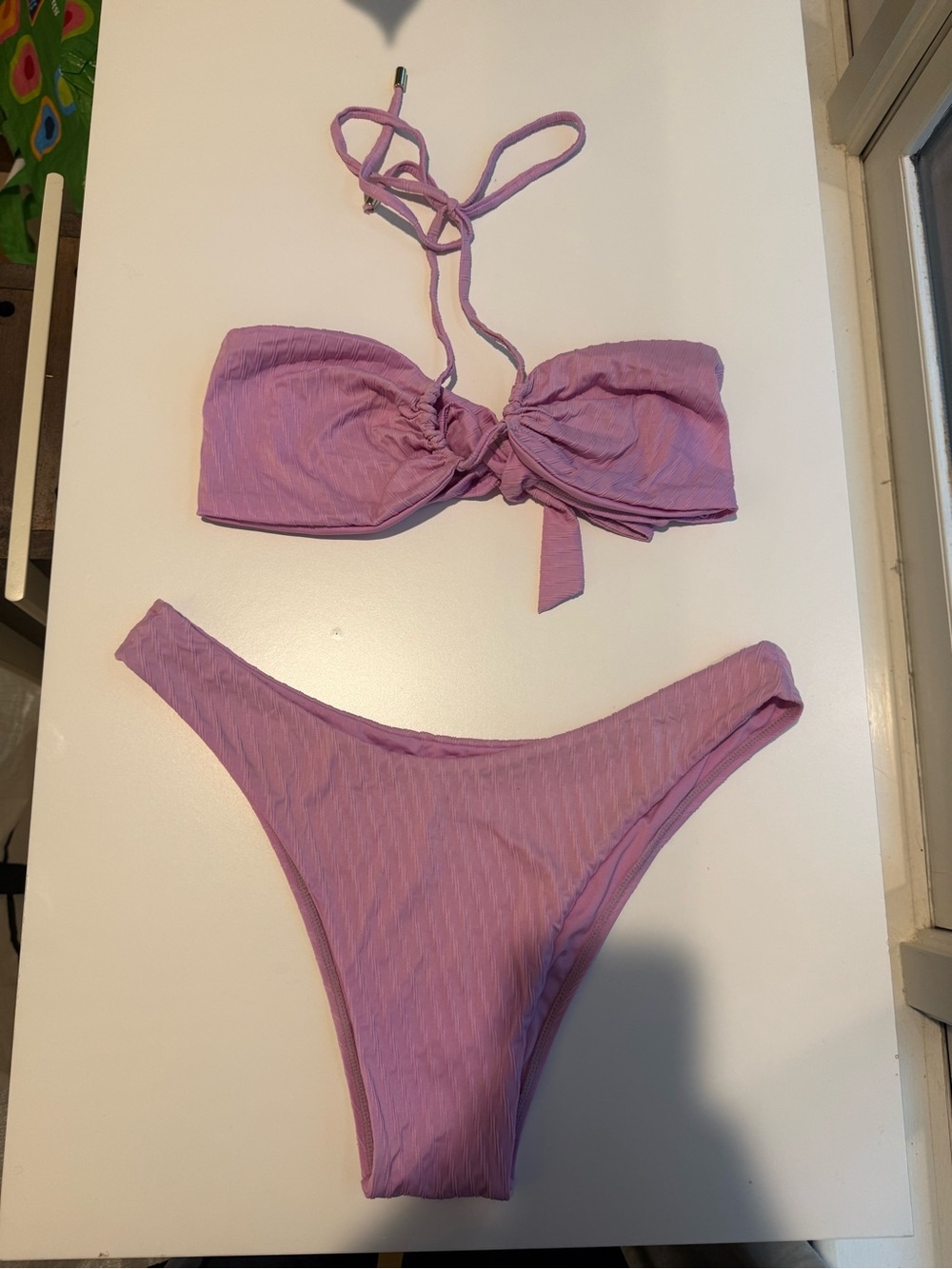 Monday Swimwear Lilac Bikini Set
